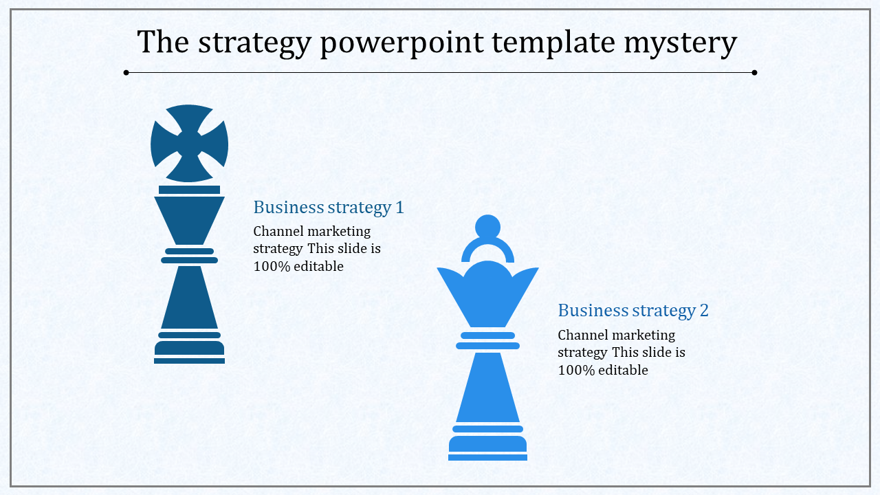 Attractive Strategy PowerPoint Template Slide Design